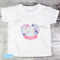 Personalised Tiny Tatty Teddy Girl's T-shirt Extra Image 1 Preview